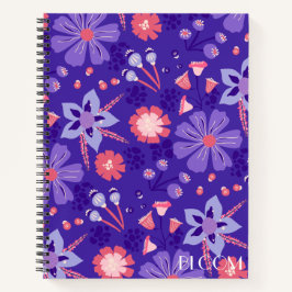 Dreamy Florals Lined Journal - Werk, Studie, Ideeë Notitieboek