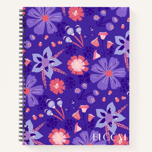 Dreamy Florals Lined Journal - Werk, Studie, Ideeë Notitieboek (Voorkant)