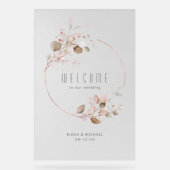 Dreamy Foliage Mariage Welcome Blush ID817 (Recto)