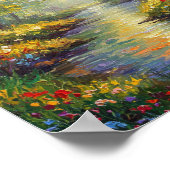 Dreamy Forest Stream | Impressionist Style Poster (Hoek)