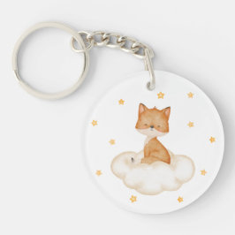 Dreamy Fox Baby shower Sleutelhanger