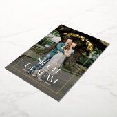 Dreamy Frame FOIL Wedding Enregistrer La Carte Dat (Rotation)