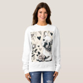Dreamy Frenchie Trui (Voorkant volledig)