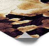 Dreamy Girl Portrait Poster Wall Art (Coin)