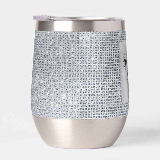 Dreamy Glitzy Silver Sparkle (Droite)