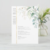 Dreamy Green Mariage Menu V2 Green/Blue ID817 (Debout devant)