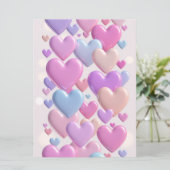 Dreamy Hearts Kaart (Staand voorkant)