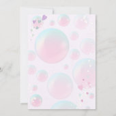 Dreamy Little Mermaid Princess Invitation d'annive (Dos)