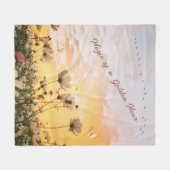 Dreamy Magic of a Golden Hour Fleece Deken (Voorkant (Horizontaal))