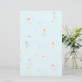 Dreamy Mint Meadow Briefpapier (Staand voorkant)