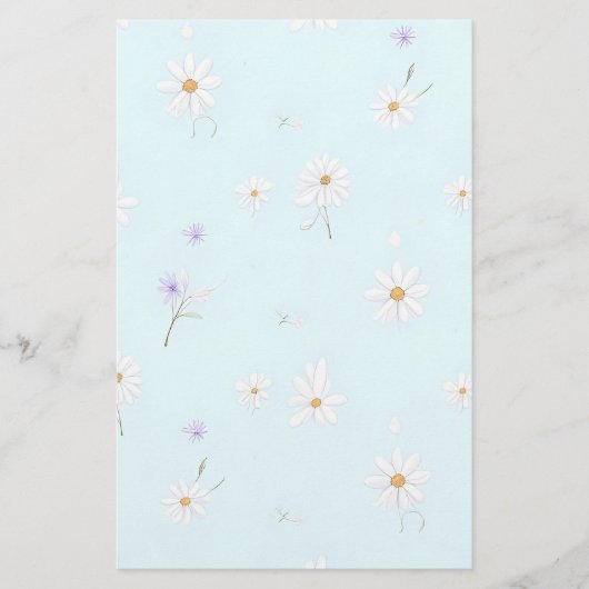 Dreamy Mint Meadow Briefpapier (Voorkant)