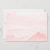 Dreamy Mountain Watercolor Blank Carte de remercie (Dos)