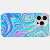 Dreamy Neon Swirls iPhone 15 Pro Coque (Verso (horizontal))