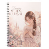 Dreamy Notes Journal – floral giral notebook (Devant)