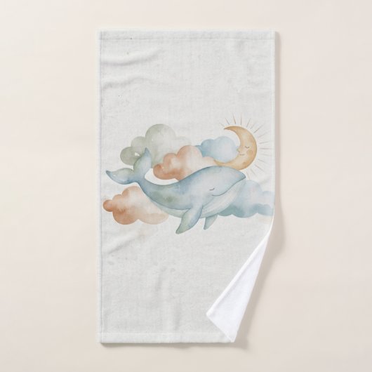 Dreamy Ocean and Cloud Bath Towels  (Serviette à main)
