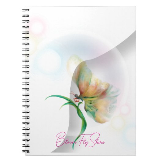 Dreamy Pastel Butterfly carnet (Devant)