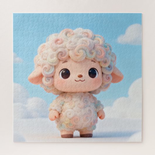 Dreamy Pastel Lamb Puzzle Legpuzzel (Verticaal)
