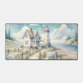 Dreamy Pastel Lighthouse by the Sea (Recto)