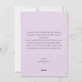 Dreamy Pastel Pink Peonies Floral Carte de remerci (Dos)