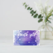 Dreamy Pastel Sky Splash Business Carte de remerci (Debout devant)