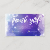 Dreamy Pastel Sky Splash Business Carte de remerci (Devant)