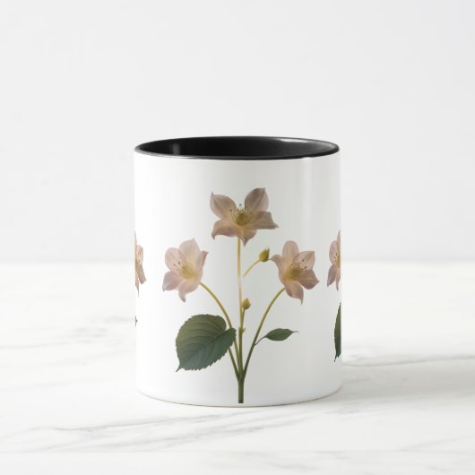 Dreamy Pink Dandelion Whimsical Combo Mug (Centre)