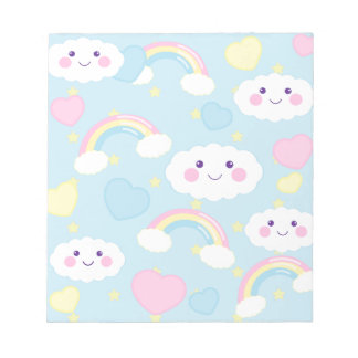 Dreamy Rainbow Cloud Notitieblok