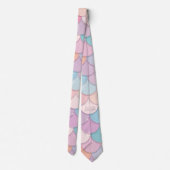 Dreamy Rainbow Fish Scale Stropdas (Achterkant)