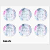 Dreamy Spring Bridal Shower Thank you Stickers (Vel)