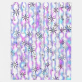 Dreamy Starburst Waves Pattern Fleece Deken (Voorkant)