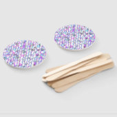 Dreamy Starburst Waves Pattern Handwaaier (Niet-gemonteerd)