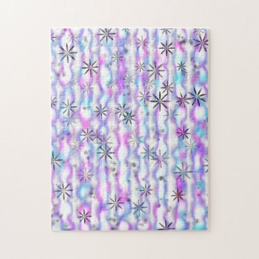 Dreamy Starburst Waves Pattern Legpuzzel (Verticaal)