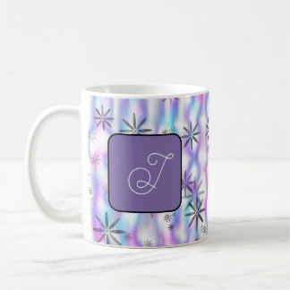 Dreamy Starburst Waves Pattern Personalized Koffiemok
