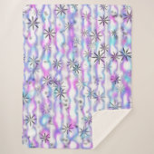Dreamy Starburst Waves Pattern Sherpa Deken (Voorkant)