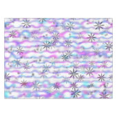 Dreamy Starburst Waves Pattern Tafelkleed (Voorkant (Horizontaal))