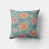 Dreamy Summer Ditsy Floral Kussen (Achterkant)
