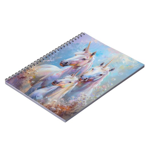 Dreamy Unicorn Carnet : Imaginaire magique Pastel (Côté gauche)