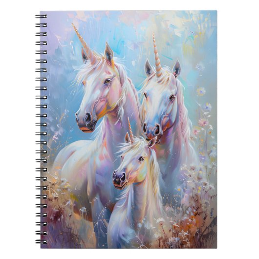 Dreamy Unicorn Carnet : Imaginaire magique Pastel (Devant)