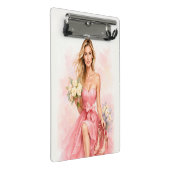 Dreamy Watercolor Bride Mini Klembord (Schuin)