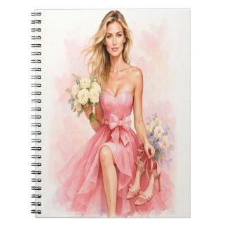 Dreamy Watercolor Bride Notitieboek