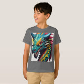 Dreamy Watercolor Dragon T-Shirt Design (Devant entier)