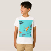 Dreamy Watercolor Fish T-Shirt Design (Devant entier)