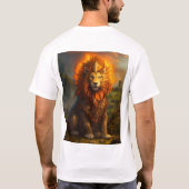 "Dreamy Whimsical Lion T-Shirt Design" (Dos)