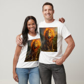 "Dreamy Whimsical Lion T-Shirt Design" (Unisexe)