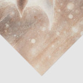 Dreamy White Horse Sparkly Art Decoupage Tissuepapier (Detail)