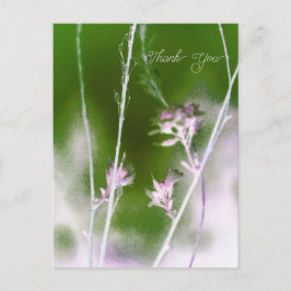 Dreamy Wildflowers – Pastel Nature Thank You Card Feestdagenkaart