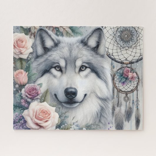 Dreamy Wolf Legpuzzel (Horizontaal)