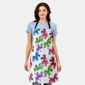 Dreamy Zebra World Schort (Gedragen)