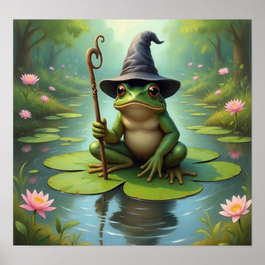 DreamyFrogWizard Poster (Voorkant)