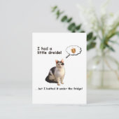 Dredel Cat Briefkaart (Staand voorkant)